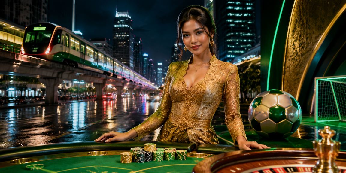 Model Vietnam memperagakan pengalaman taruhan online modern menggunakan smartphone